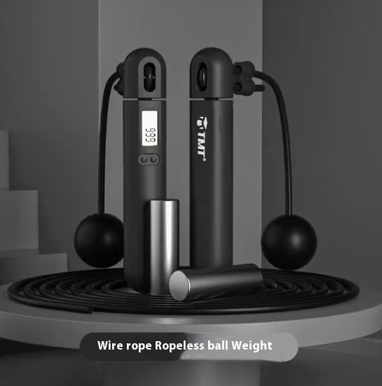 Cordless Jump Rope With Electronic Counter For Weight Loss