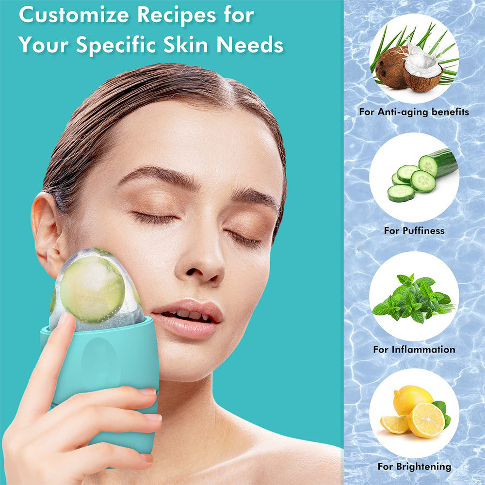 Silicone Facial Roller for Contouring, Pore Shrinking, and Eye Care