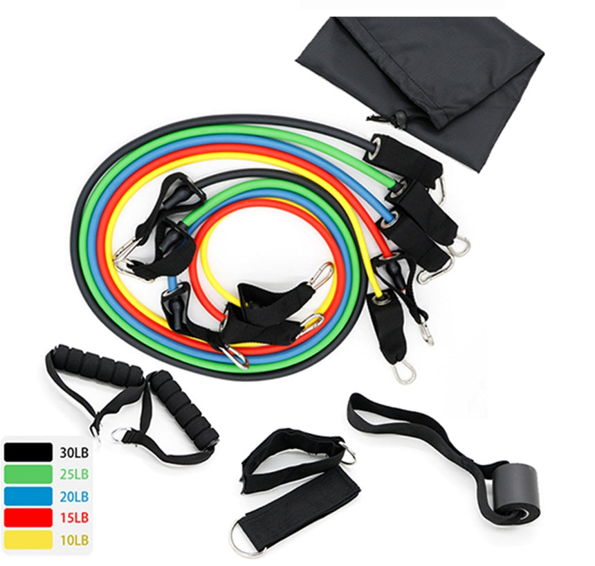 Latex Resistance Bands for Yoga, Crossfit, and Fitness Workouts
