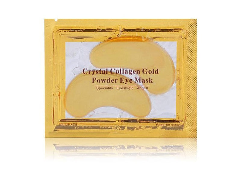 Gold Crystal Collagen Eye Patches for Anti-Aging and Acne Care