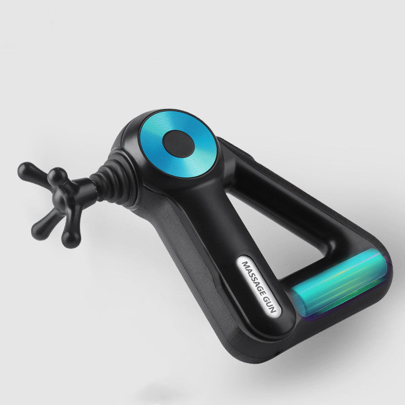 Triangle Fascia Gun Muscle Relaxer Electric Home Fitness Massage Gun