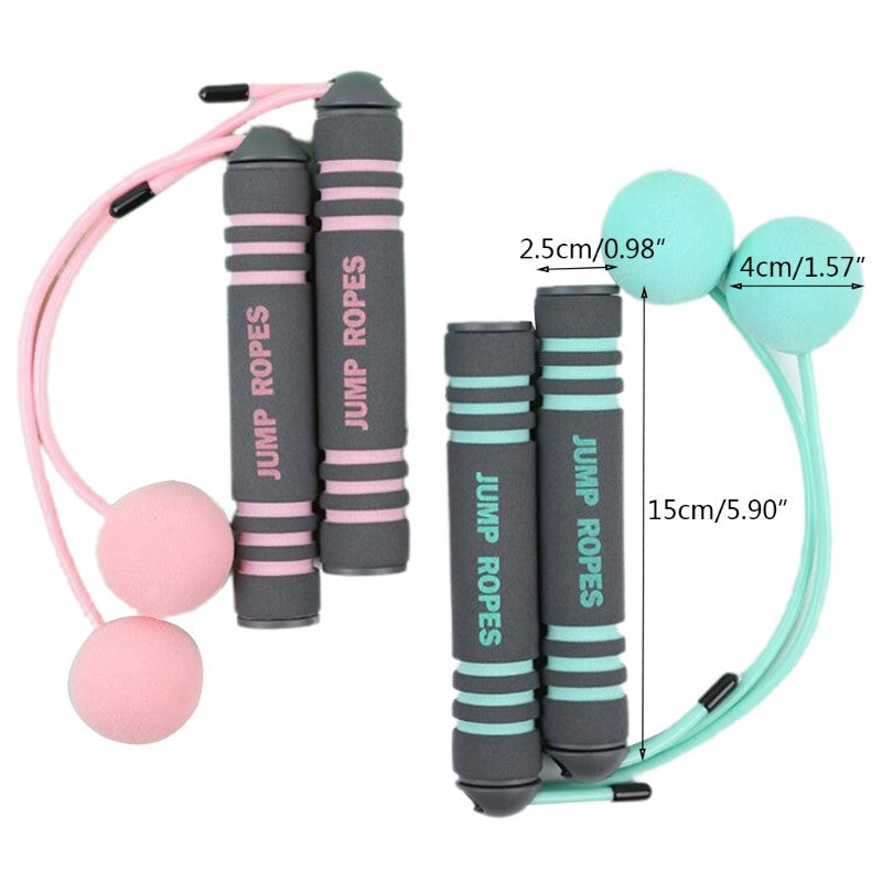 Cordless Double-Bearing Skipping Rope With PVC Sponge Ball