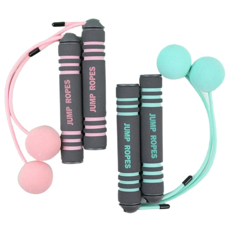 Cordless Double-Bearing Skipping Rope With PVC Sponge Ball