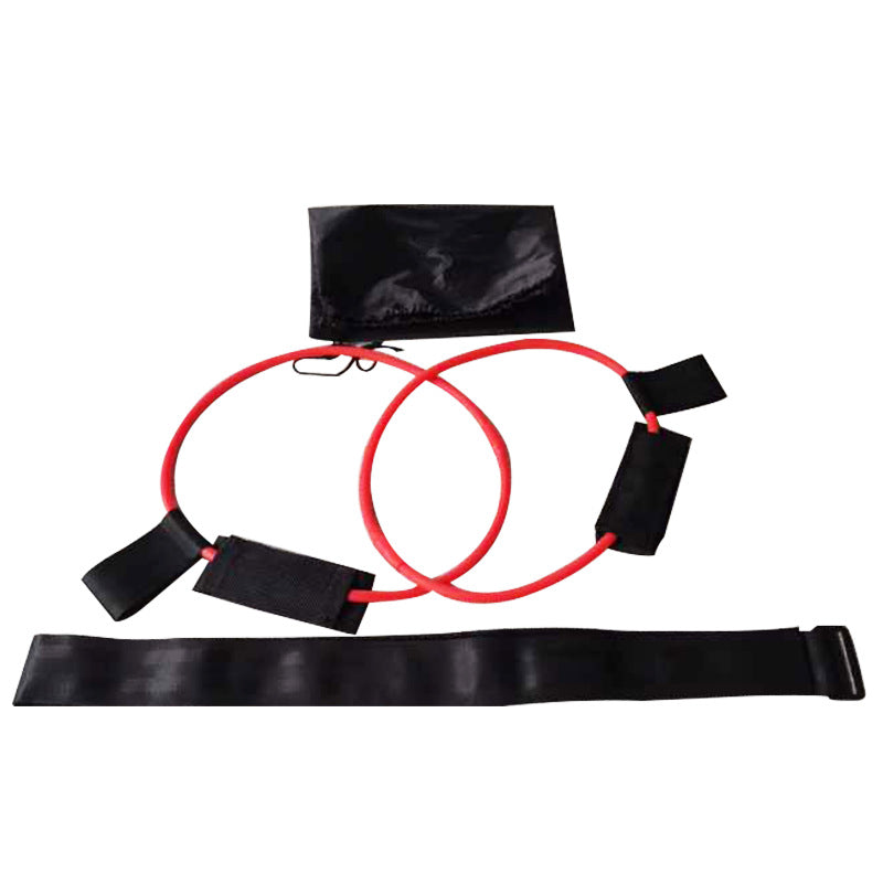 Latex Yoga and Fitness Resistance Bands with Foot Pedal for Home Workouts