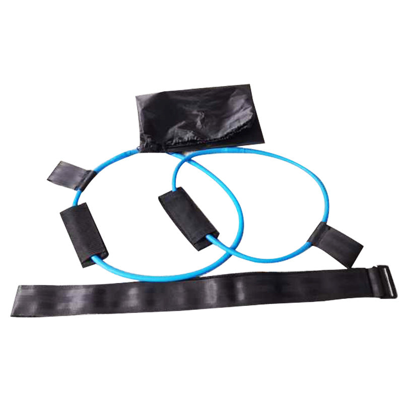 Latex Yoga and Fitness Resistance Bands with Foot Pedal for Home Workouts
