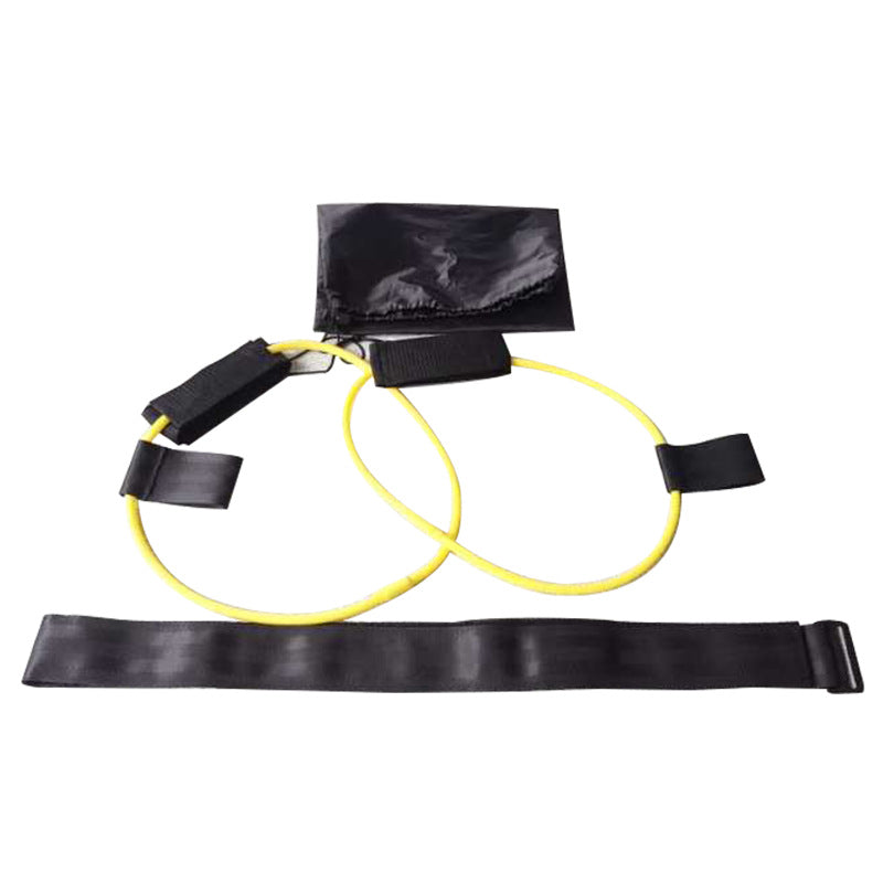 Latex Yoga and Fitness Resistance Bands with Foot Pedal for Home Workouts