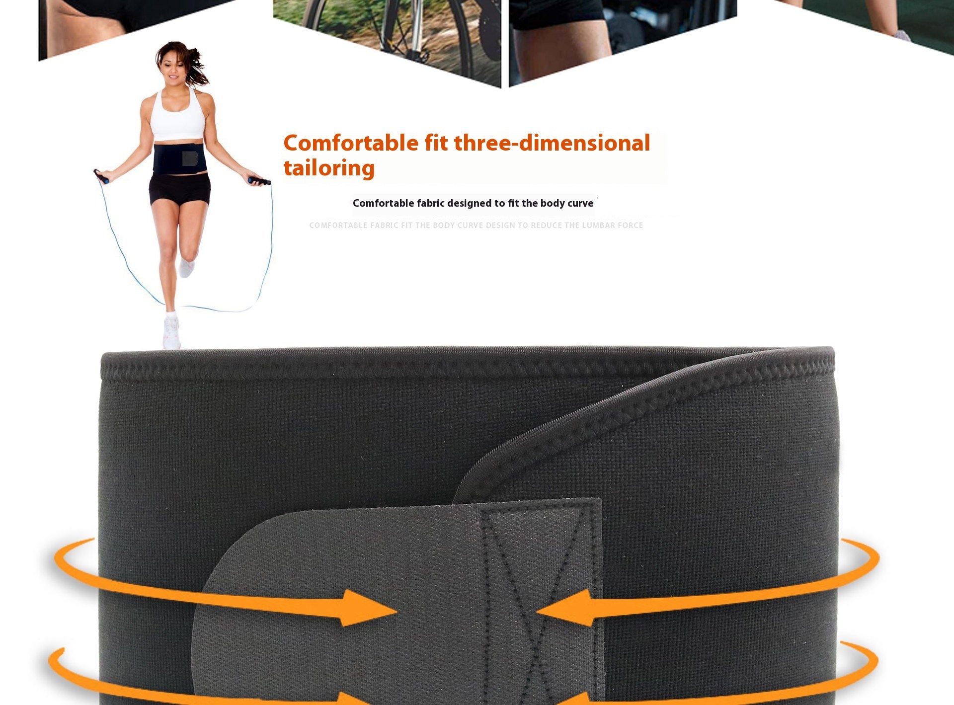 Hot Neoprene Lumbar Support Belt for Fitness & Sports