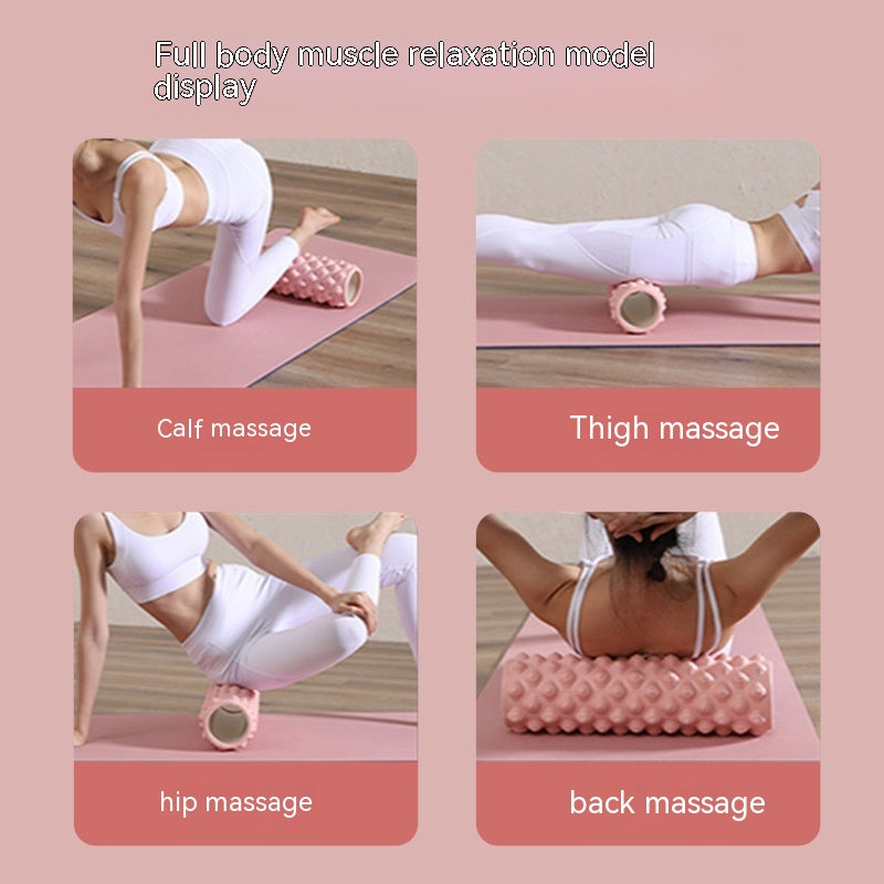 Foam Roller For Muscle Relaxation And Calf Massage