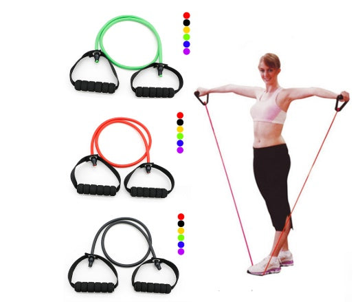 Latex Resistance Bands for Yoga, Crossfit, and Fitness Workouts