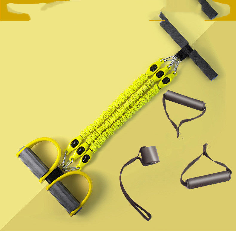 Multi-Function Fitness Resistance Bands with Latex Pedal Rope