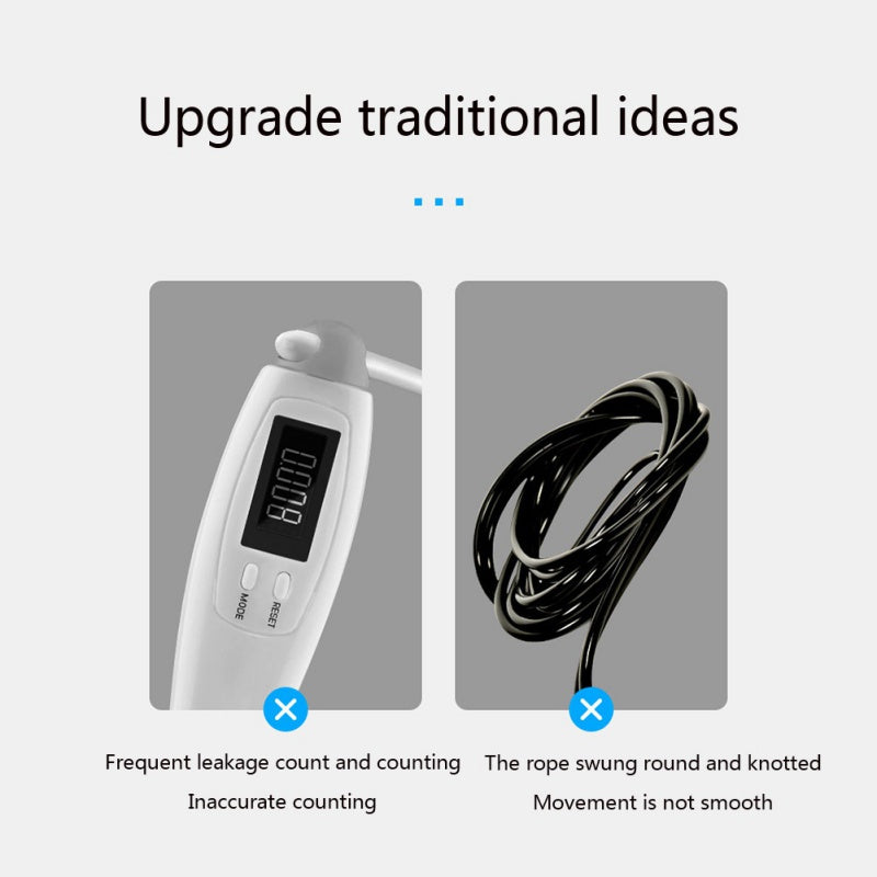 Cordless Smart Digital Jump Rope for Fitness and Calorie Burn