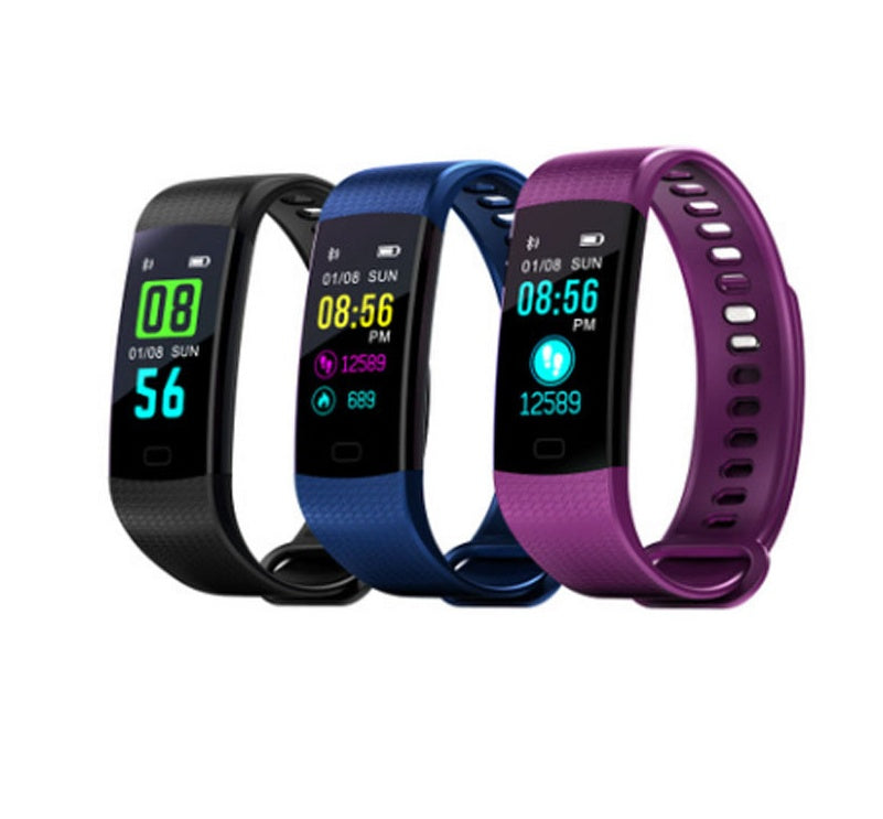 Smart Color Screen Fitness Tracker with Heart Rate Monitor