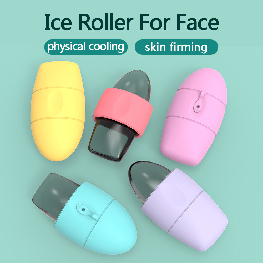 Silicone Facial Roller for Contouring, Pore Shrinking, and Eye Care