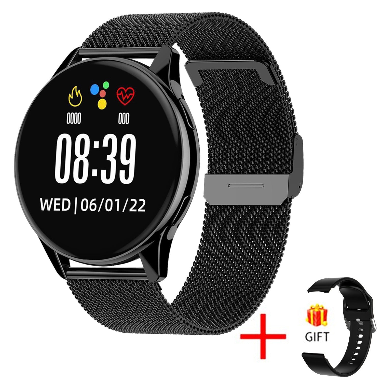 New Round Smartwatch With Bluetooth Calling And Fitness Tracking