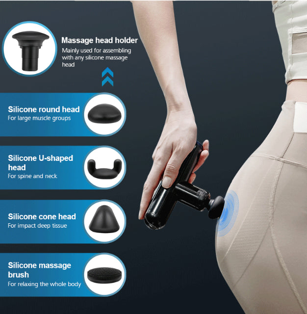 Mini Electric Massage Gun For Muscle Relaxation