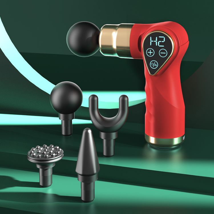Electric Folding Massage Gun For Muscle Relaxation