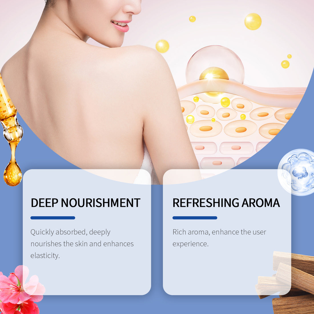 Moisturizing and Brightening Skin Care Essential Oil