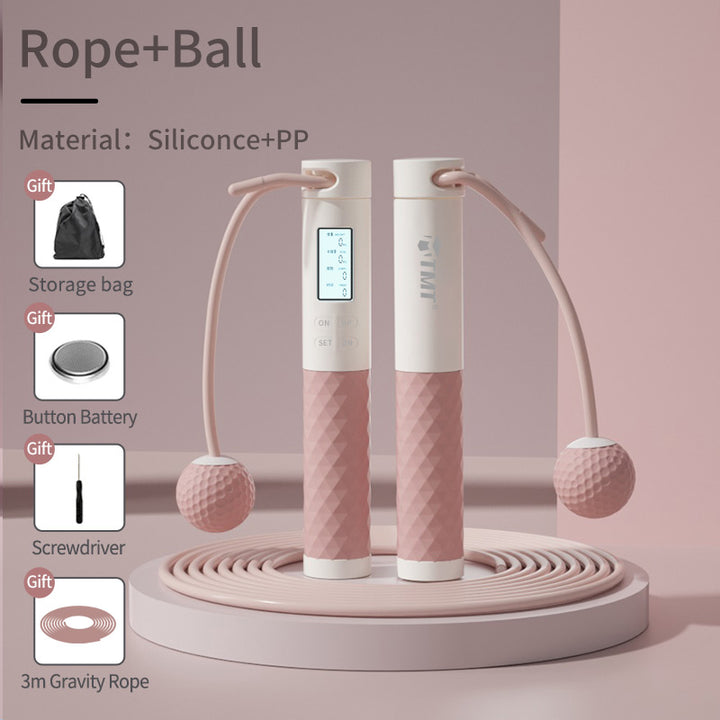 Cordless Wireless Jump Rope With Counter For Fitness