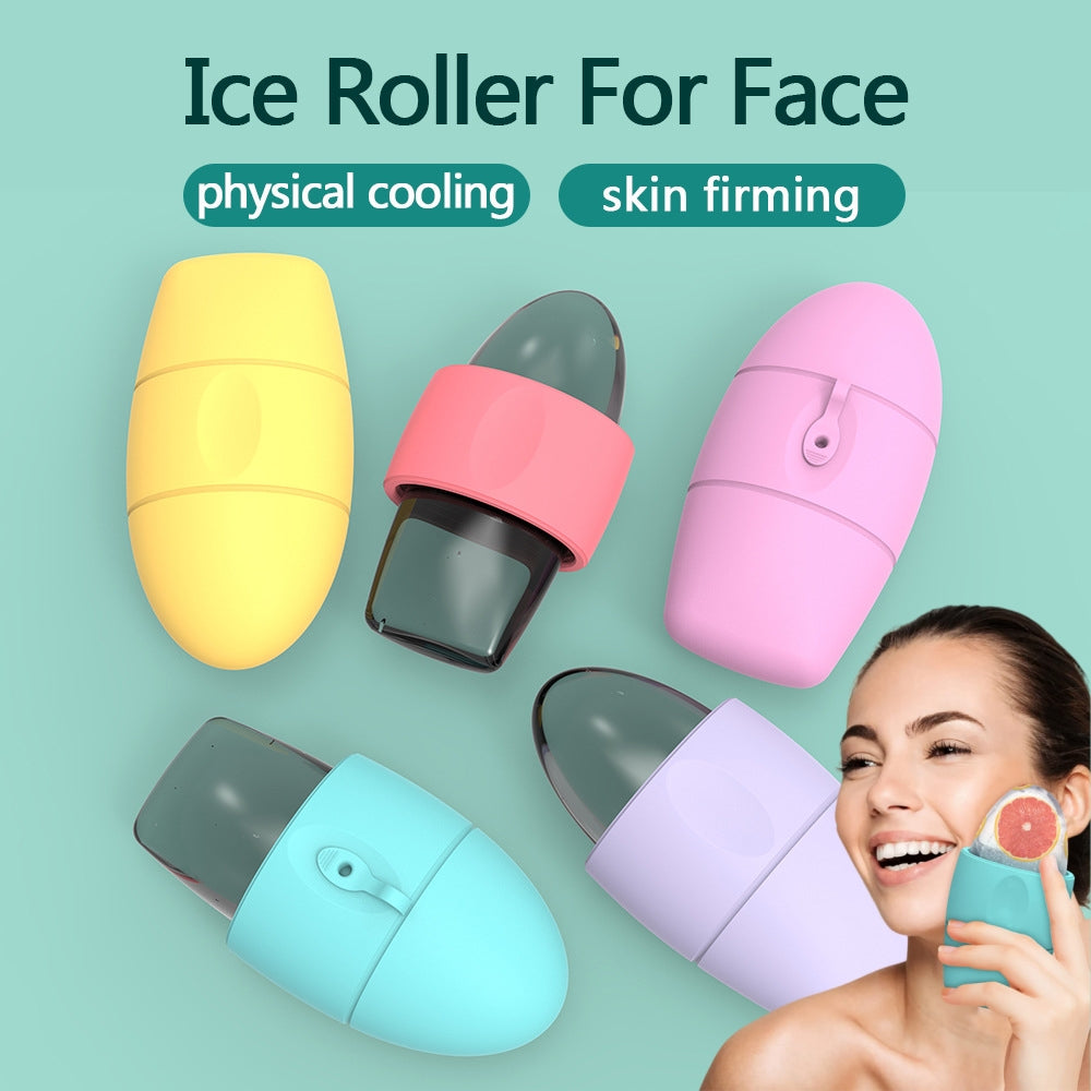 Silicone Facial Roller for Contouring, Pore Shrinking, and Eye Care